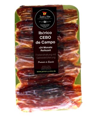 150g Iberico Schinken Reserva Cebo de Campo - frisch geschnitten -  in Scheiben, +24 Monate lang gereift – Bild 4